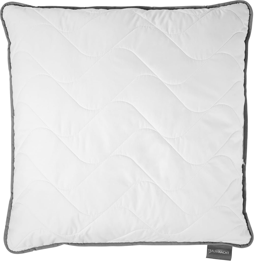 Oreiller Traumnacht Topcool, Avec fibres fonctionnelles respirantes, 80 X 80 Cm, certifié Oeko-Tex, Produit conformément à la norme de qualité allemande Oreillers standard Naty Shop Titre par défaut