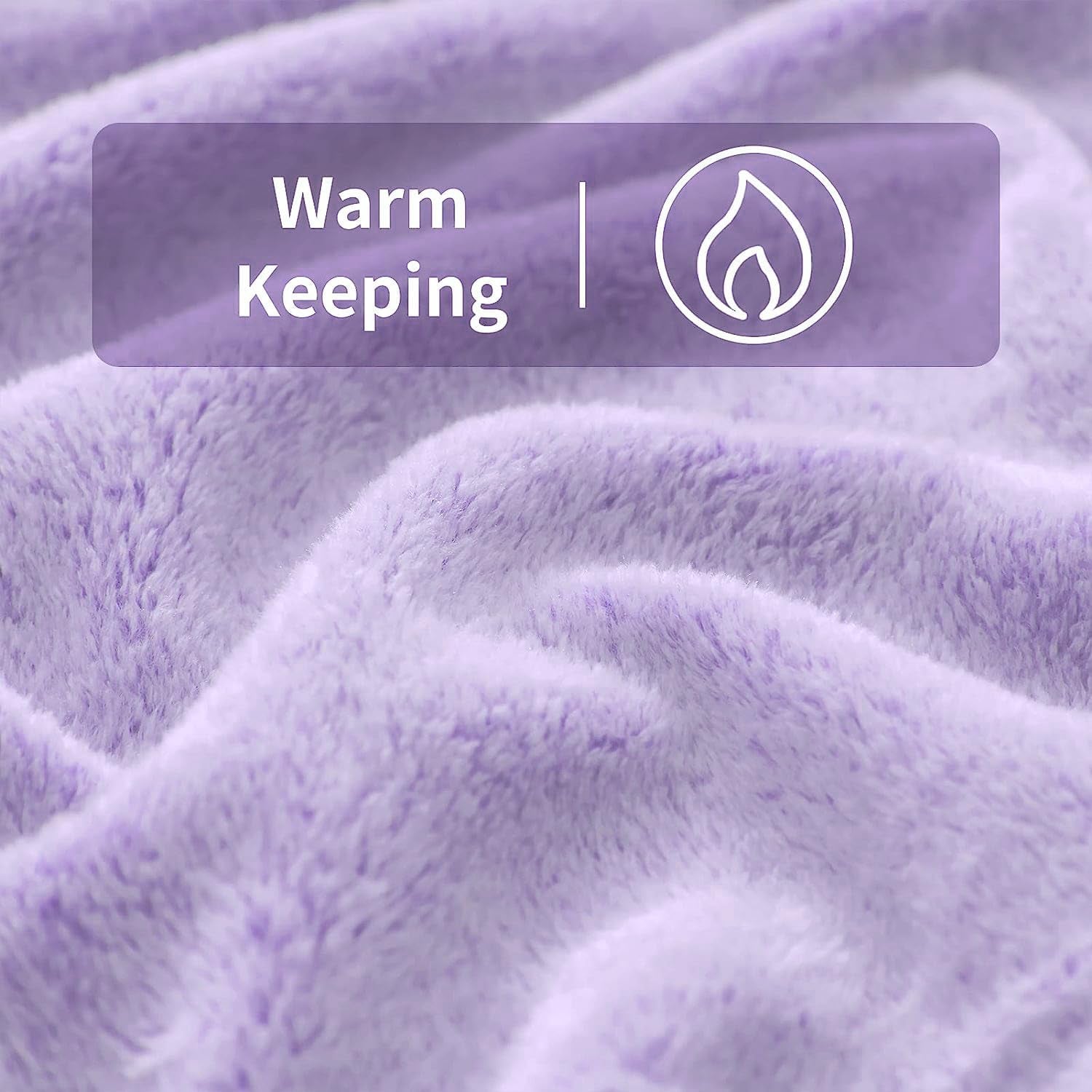 Plaid polaire flanelle FY FIBER HOUSE, couverture microfibre imprimé guépard 3D, 228 X 274 cm, violet Couettes et couettes Naty Shop