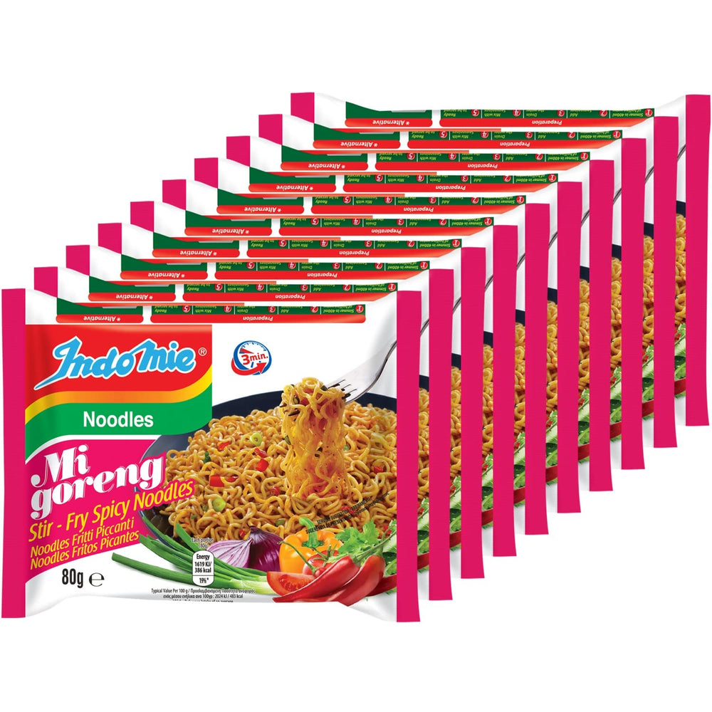 INDOMIE - Nouilles instantanées Mi Goreng - Multipack (40 x 80g)