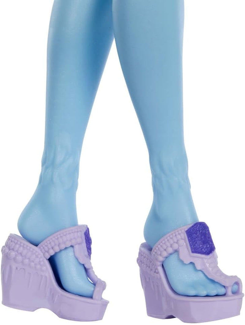 Monster High Self-Scare Secrets Abbey Bominable - Ensemble poupée et accessoires avec 13 surprises réalistes comme le henné, les dessins et le crochet JHK44