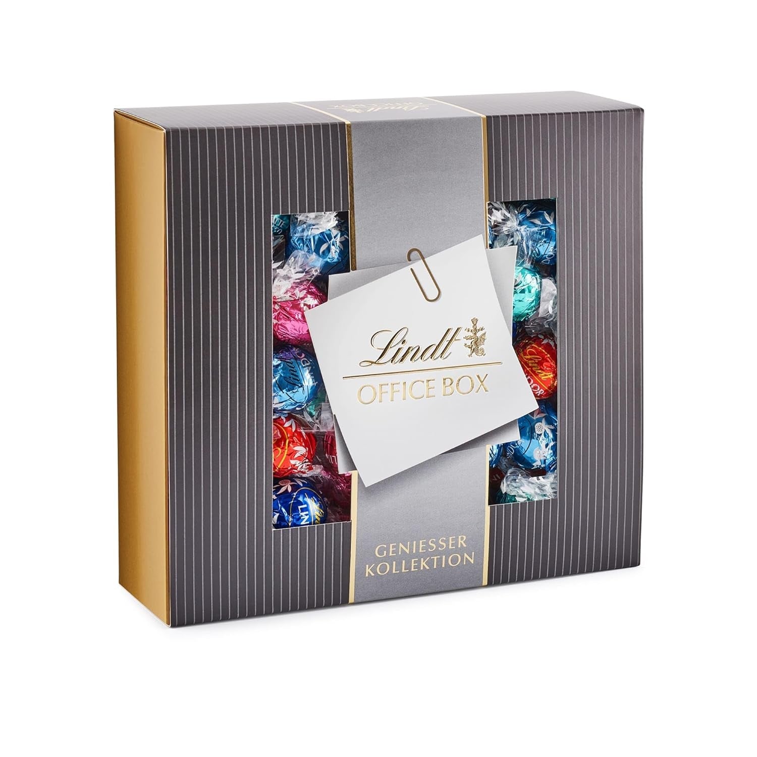 Lindt Chocolate LINDOR Home Office Box, différentes quantités et modèles Bonbons au chocolat Naty Shop 930 grammes Home Office