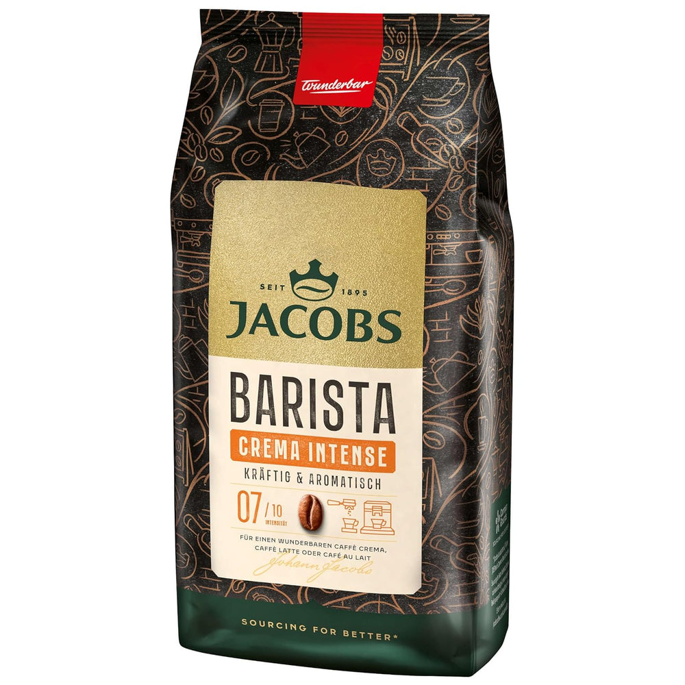 Café en grains JACOBS Barista Editions Crema Intense (4 x 1 kg)