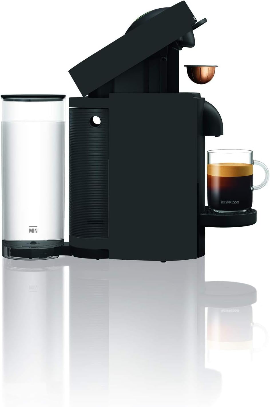 De'Longhi Nespresso Vertuo ENV150B Machine à expresso, encre noire, capsules système Vertuo, 1,1 litre, noir