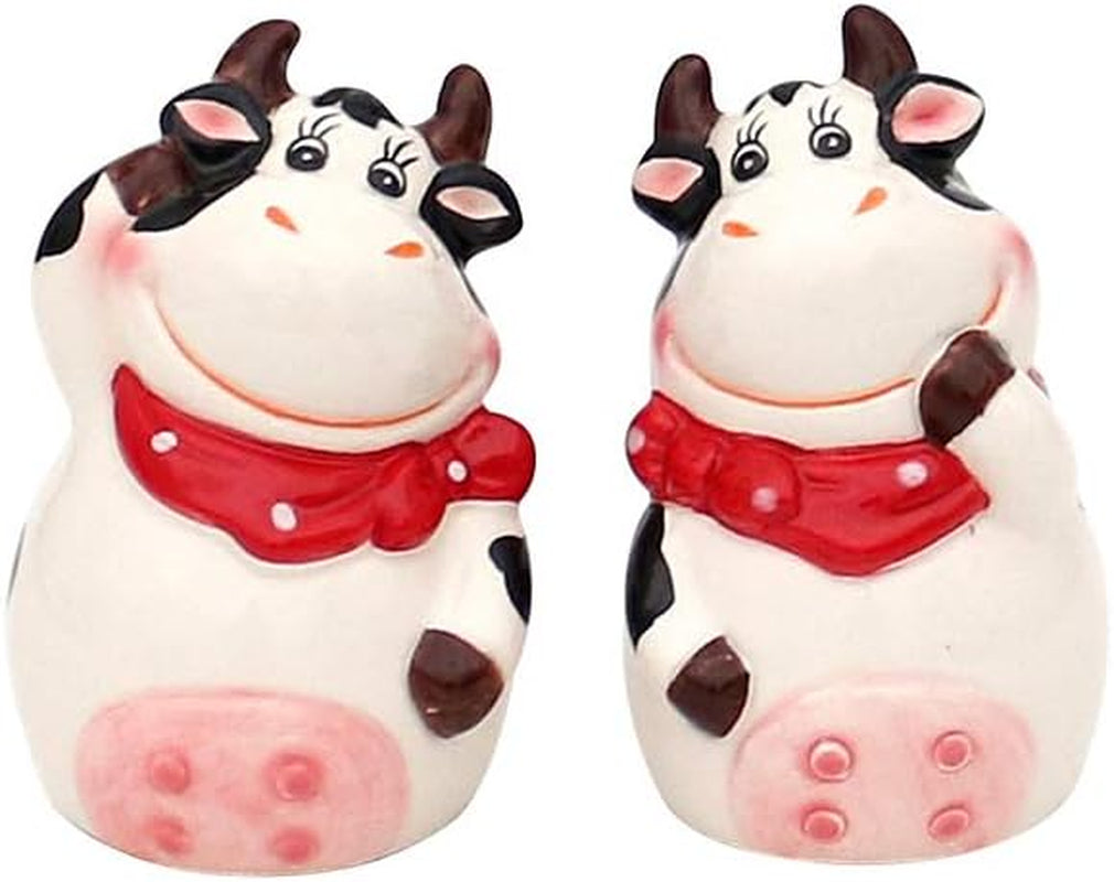 Boîte de rangement en céramique pour vache Dekohelden24, env. 12 x 11 x 20,5 cm, 20 boîtes de conservation alimentaire Naty Shop Lot de 2