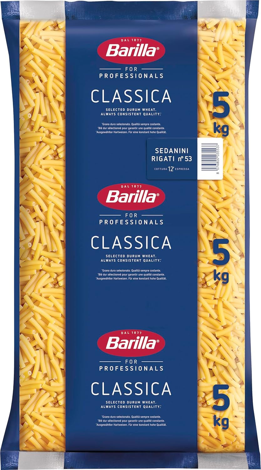 Penne Rigate Barilla pâtes de blé dur n. 73 – Paquet de 1 (1x5kg)