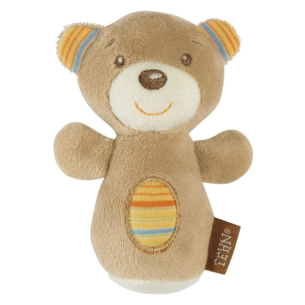 Fehn mini rattle otter - mini jucărie de prins pentru zornăit, pipăit și joacă cu un animal din țesătură moale și drăgălașă - un companion loial pentru bebeluși și copii mici cu vârsta de 0+ luni Jucarii Bebe Naty Shop Teddy