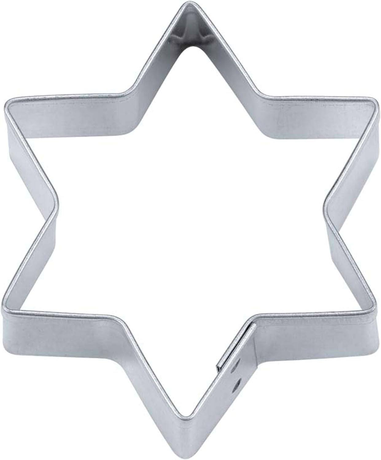 Städter Star 15 cm/H 3 cm Moule à biscuits à 6 pointes Argenté