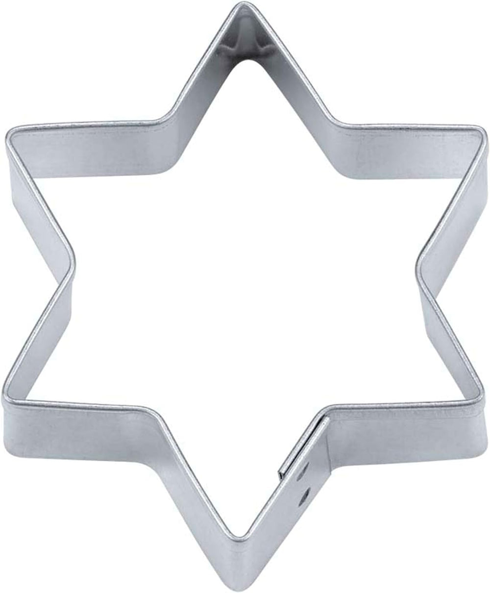 Städter Star 15 cm/H 3 cm Moule à biscuits à 6 pointes Argenté