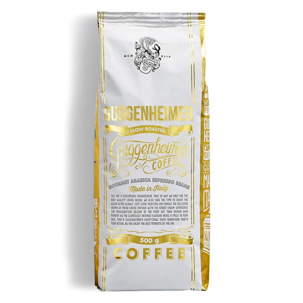 | Echantillon de café en grains 1 kg | Suprême 500g et Arabica Gourmand 500g | Faible acidité | Crème fine | Le meilleur expresso pour machines entièrement automatiques | Coffret dégustation de café