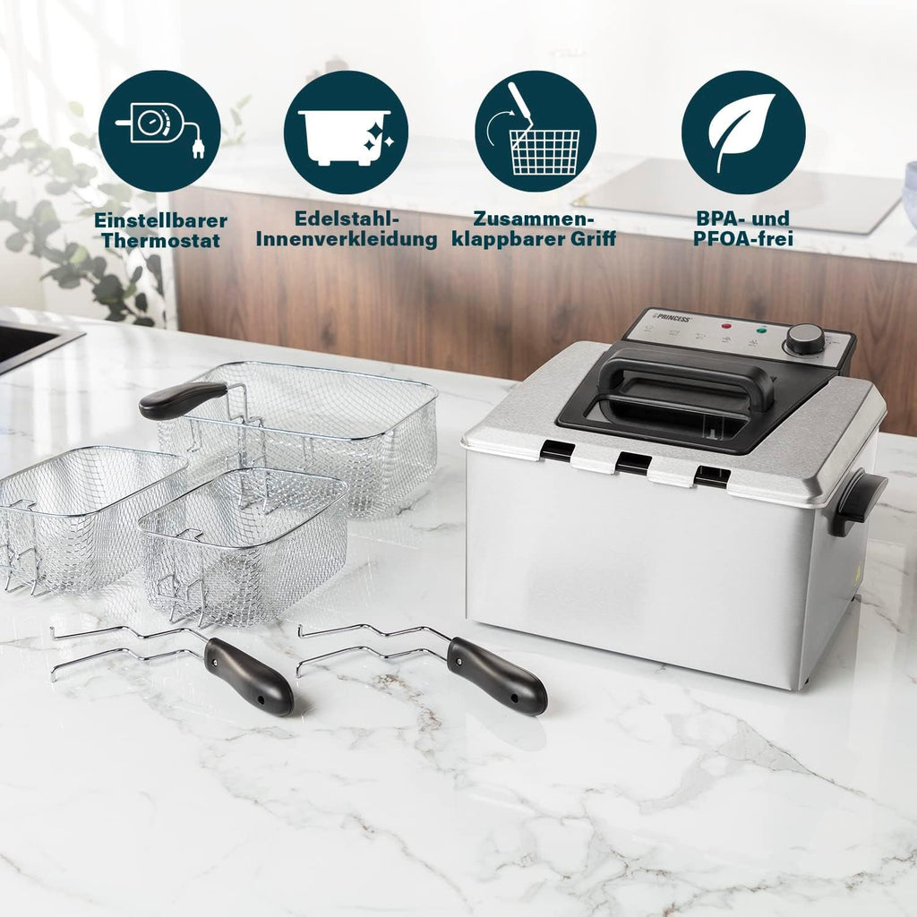 Princess friteuză, diverse marimi Electrocasnice Naty Shop