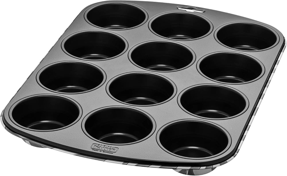 Original Kaiser Classic plus Moule à muffins pour 12 muffins, Moule à muffins blanc 38 x 27 cm, Antihaftbeschichte, Standardgröße, Cupcake Formen, Muffin Backform, Rot Moulds and Baking Trays Naty Shop Zebra