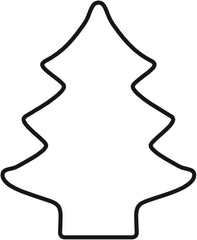 Kaiser Original Moule à Pain d'Épices, Forme Sapin de Noël, 13 x 9 x 2,5 cm, Acier Inoxydable, Coupe Facile et Précise, Manipulation Sûre et Confortable, Noir