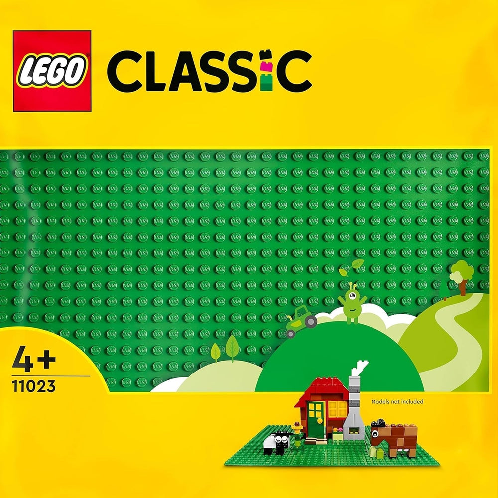 LEGO 11023 Plaque de construction classique verte, plaque de base carrée avec évidements 32X32 comme base pour la construction et d'autres ensembles LEGO Jeux de construction Besuche den LEGO-Store Single