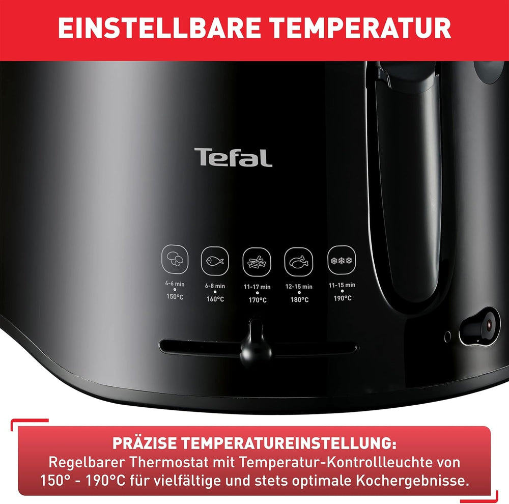 Friteuse Tefal Maxi Fry, technologie Cool Wall, 1,2 Kg, thermostat réglable Électroménager Naty Shop