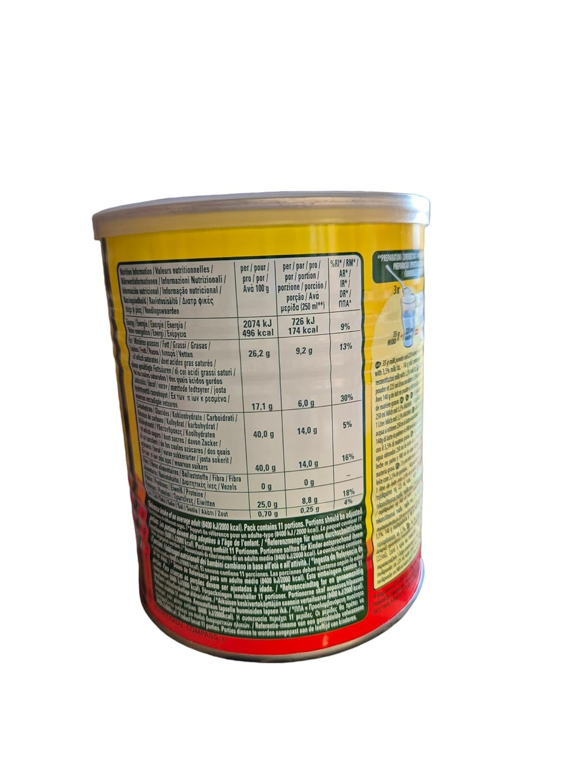 -Set : MILO - Boisson instantanée Kakao 400g + NIDO - Milchpulver 400g