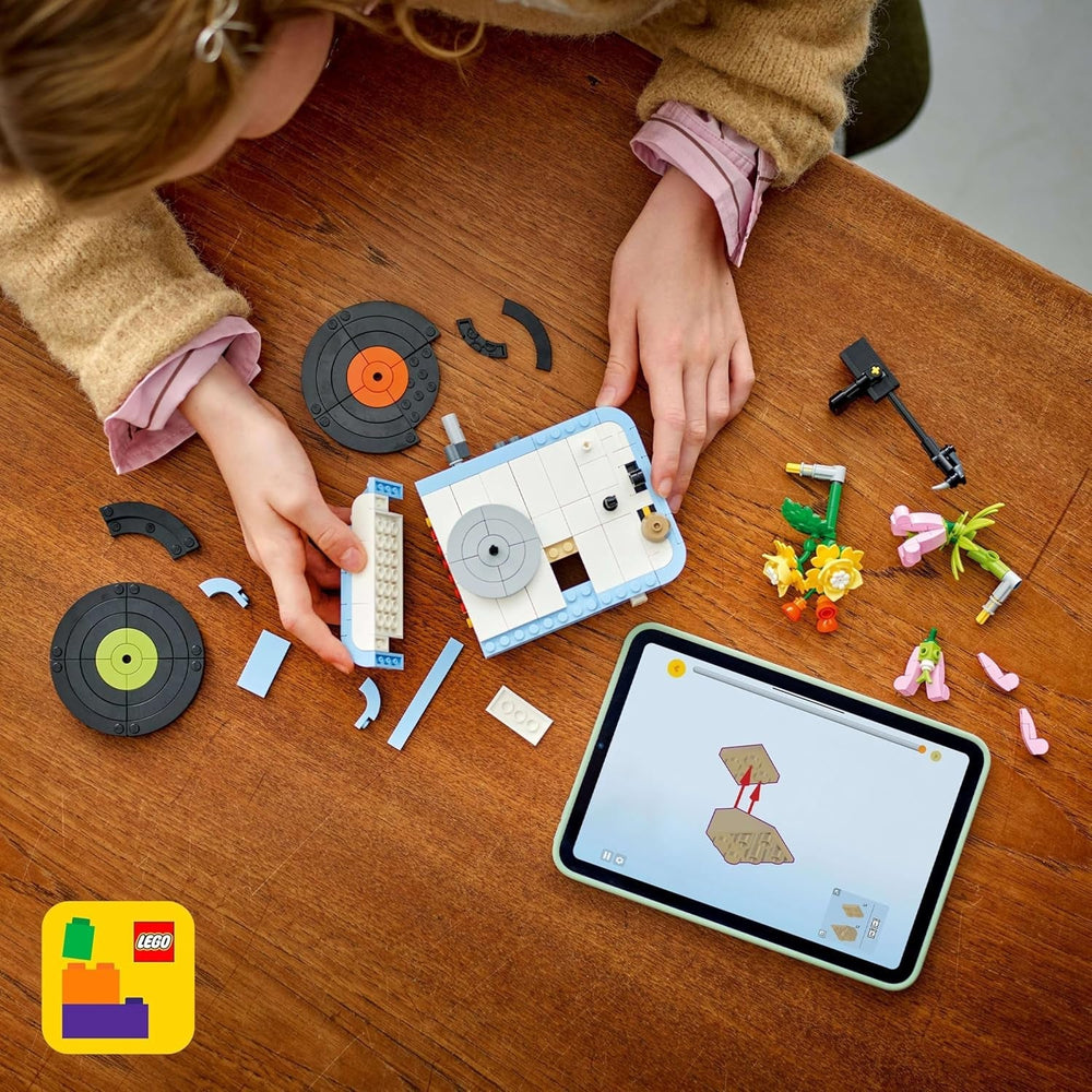Lecteur de disque LEGO Creator 3In1 avec fleurs - jouet transformable en radio ou microphone - jouets musicaux pour enfants - idée cadeau créative pour filles et garçons à partir de 8 ans 31172 Jeux de construction Besuche den LEGO-Store
