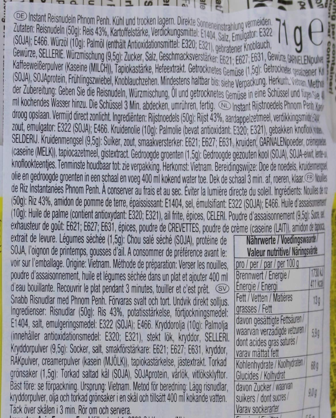 ACECOOK - Nouilles de riz instantanées OR Nam Vang - Multipack (24 x 71g)