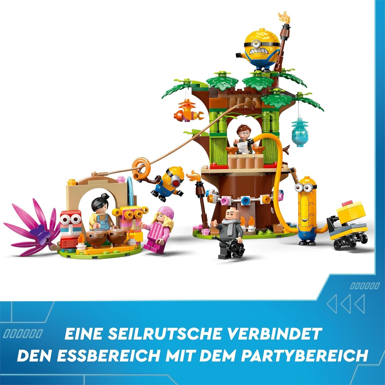 LEGO I - La villa familiale des 4 Grus et des Minions de Simply Incorrigible I - Ensemble de jeu du film Simply Incorrigible 4, jouet pour enfants, cadeau pour garçons et filles de 8 ans et plus 75583 Ensembles de construction Beuche den LEGO-Store