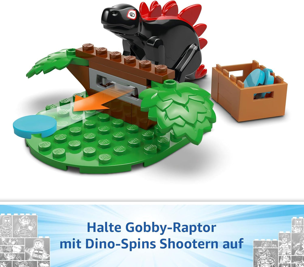 LEGO Marvel Showdown am Baumhaus: Spidey-Rex vs. Gobby-Raptor, BAU- und Spielset mit Dinos, Geschenk mit Spielzeugdinos für Jungen und Mädchen ab 4 Jahren, Spidey und Seine Super-Freunde 11200