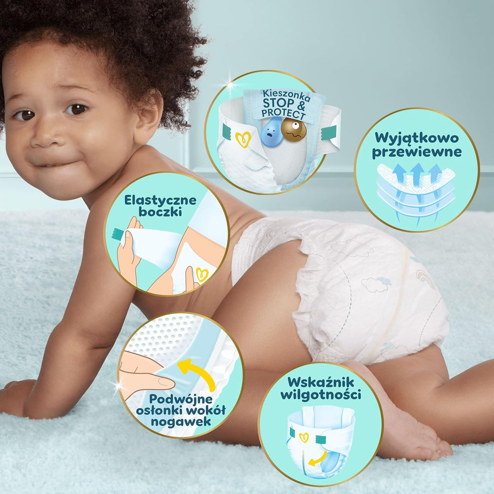 Pampers (ancienne version), boîte mensuelle S4 174 pcs