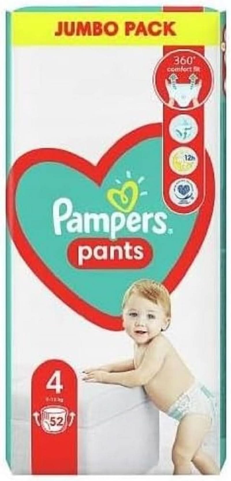 Couches Pampers Pants taille 5 (12-17 kg), 48 pièces, Protection et confort Pampers en couches faciles à appliquer Mère et Enfant Naty Shop