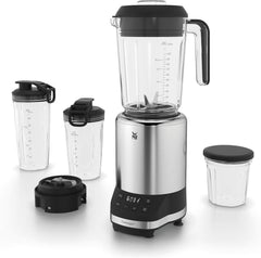 WMF Kult Pro Multifunktionsmixer Hochleistungsmixer, 30 000 U/Min, Smoothie Maker, Standmixer, Ice-Crush Funktion, 4 Mixbehälter Inkl. Togo-Verschluss Cuisine Naty Shop