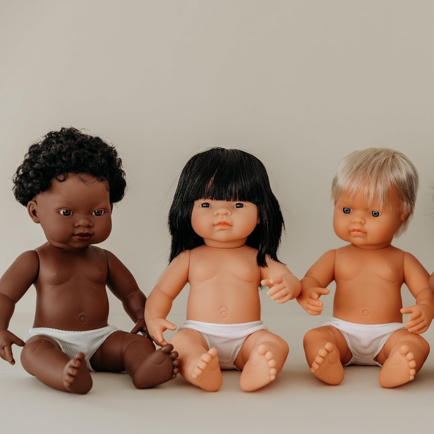 Miniland Babypuppe asiatique filles 38cm-31056, Zufällig