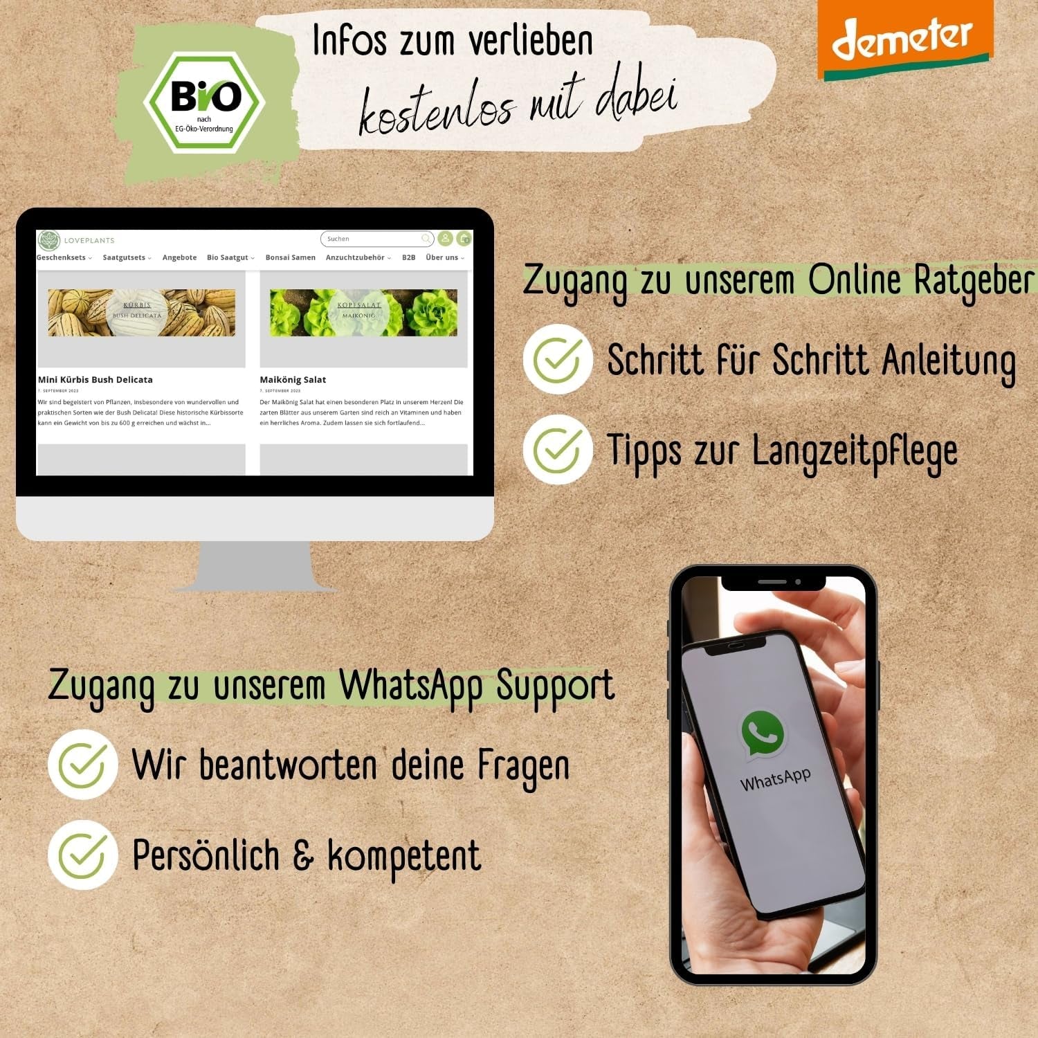 Ensemble de graines de légumes biologiques - 12 variétés de graines de légumes Demeter | Graines de légumes rares et familiales, toutes pollinisées librement | Variétés de légumes familiales pour balcons, plates-bandes surélevées, jardins et cadeaux | Plantes d'amour