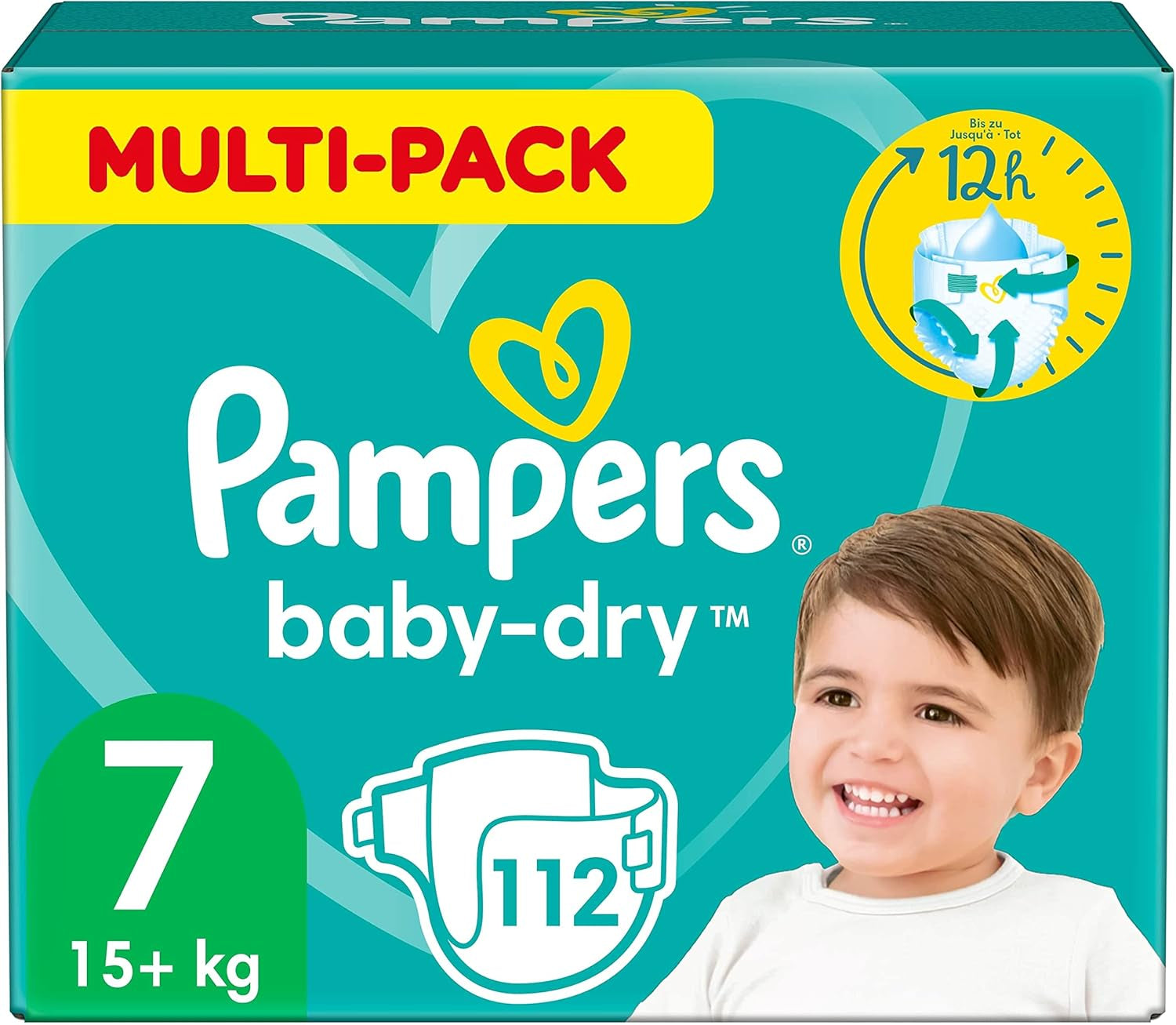 Couches Pampers 81657566 Pantalon Baby-Dry, blanc