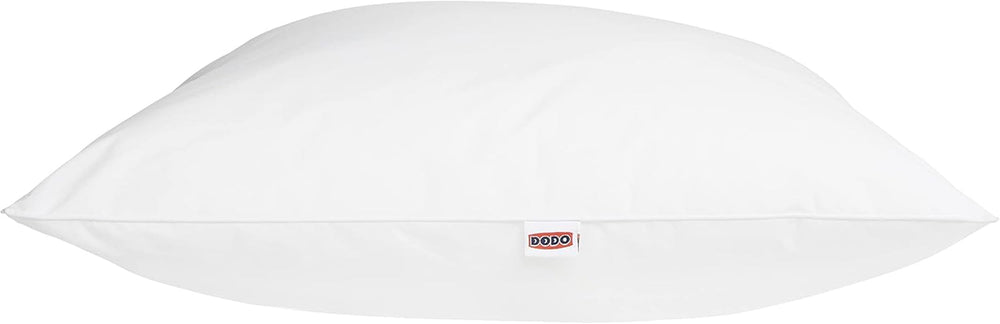 Oreiller DODO Premium, 60 X 60 cm, Confort Moyen, Oreiller Cloud De Douceur | Anti-acariens et moelleux | Percale de coton + Passepoil Lavable en machine à 40 °C Oreillers standards Naty Shop