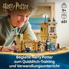 LEGO Harry Potter Schloss Poudlard : Flugstunden, Abenteuer-Spielset mit 6 Minifiguren zum Sammeln, inkl. Draco Malfoy et le professeur McGonagall, jeu de rôle pour les jeunes et les filles du 9 janvier 76447