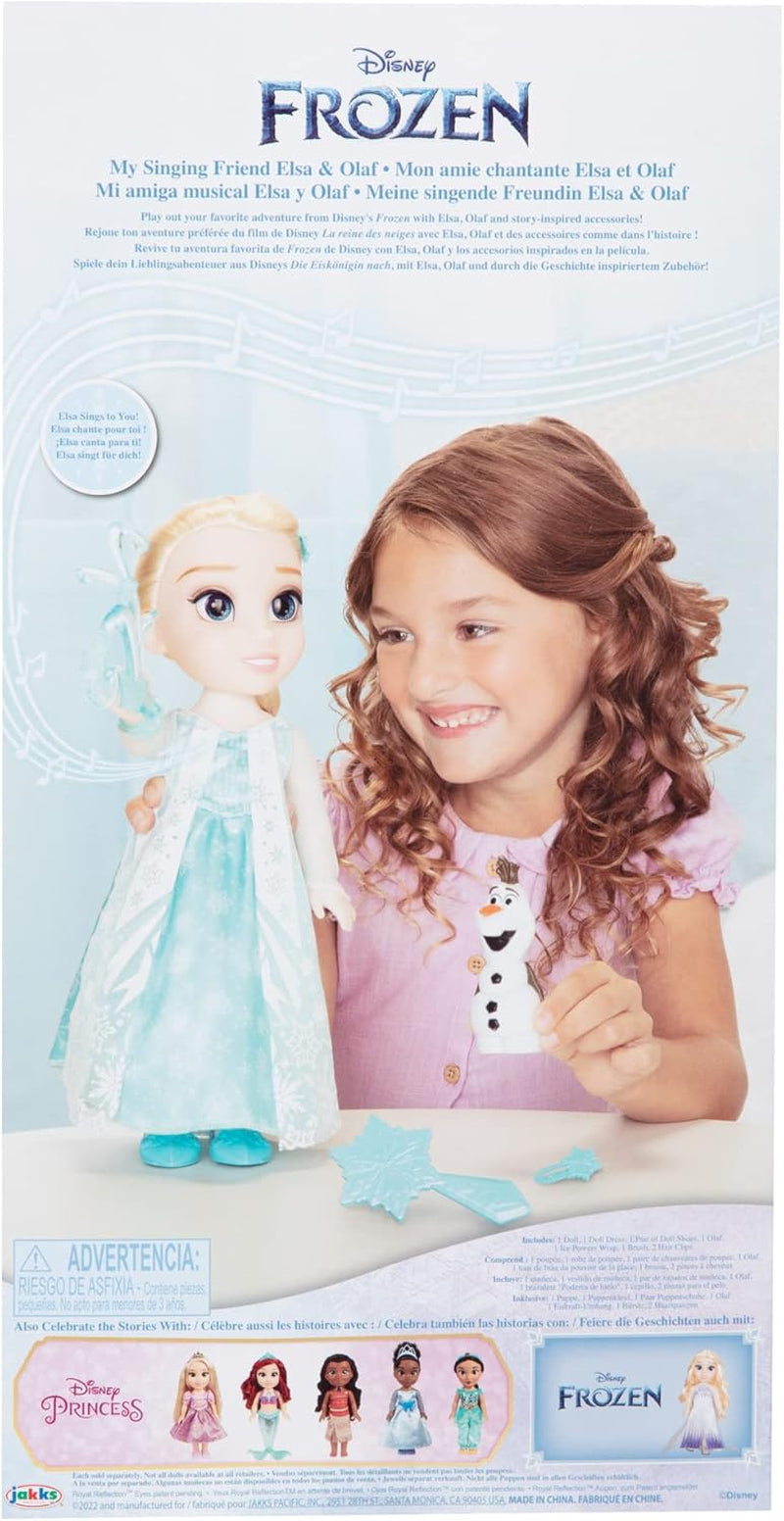 Disney Die Eiskönigin - Frozen - Poupée ELSA chantante 35 cm, chantant "Let It Go", avec accessoires pour plus de plaisir, parfaite pour les filles à partir de 3 ans, 225306, Türkis