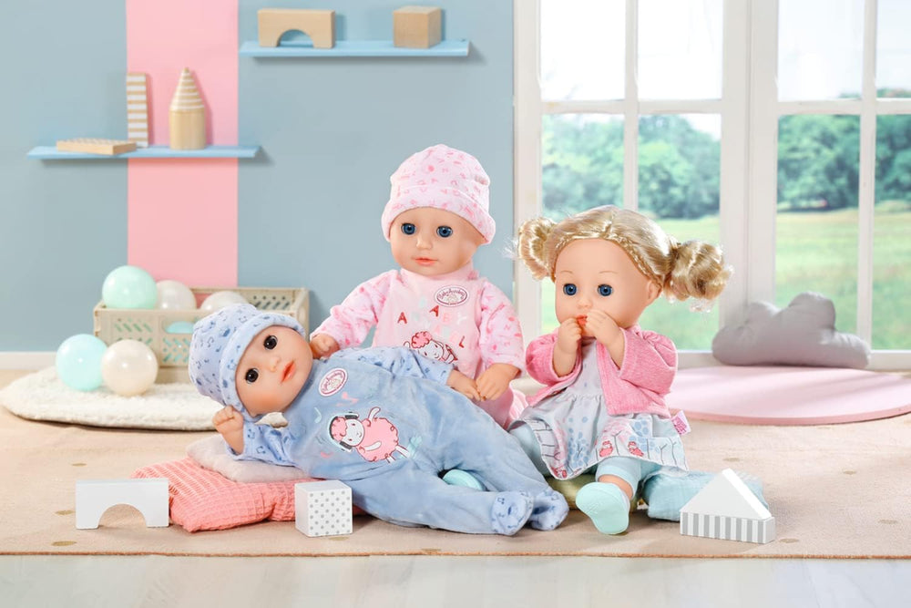 Annabell Poupée douce Little Annabell 36cm, avec corps en tissu et yeux endormis, 36cm, 709870 Zapf Creation