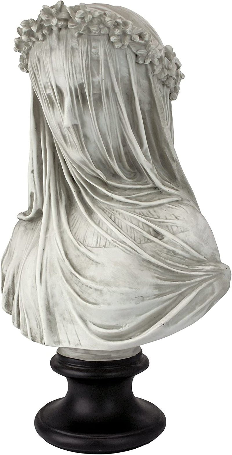 Statue buste vierge voilée Design Toscano, dimensions : 22,8 cm x15,2 cm x35,5 cm Statuettes et sculptures Naty Shop