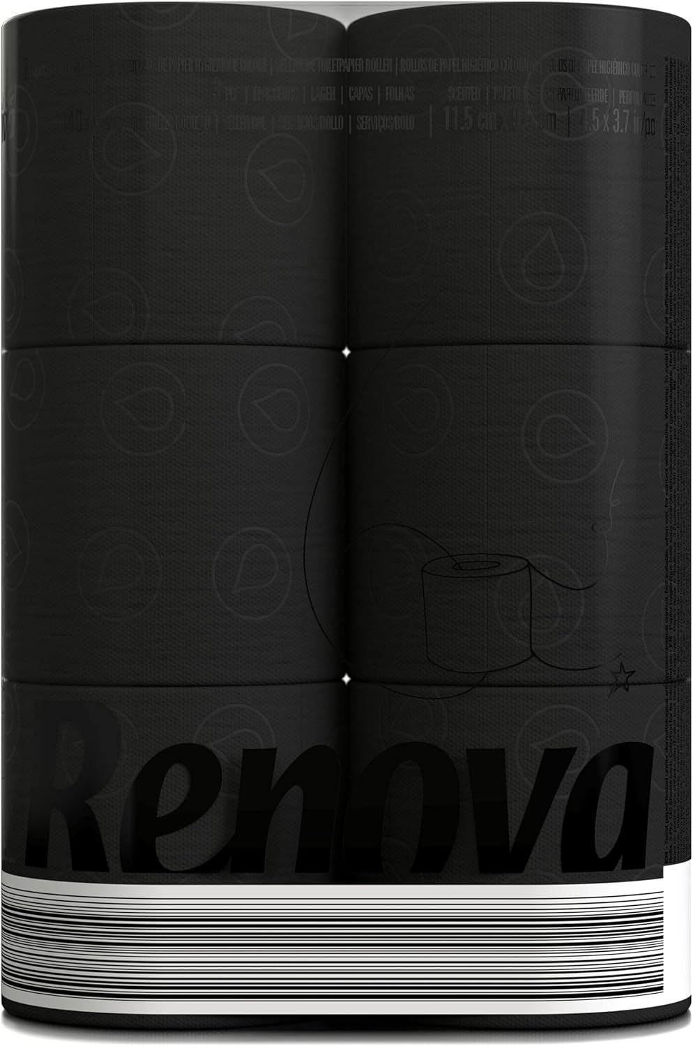 Papier toilette Renova Black Label (6 rouleaux)