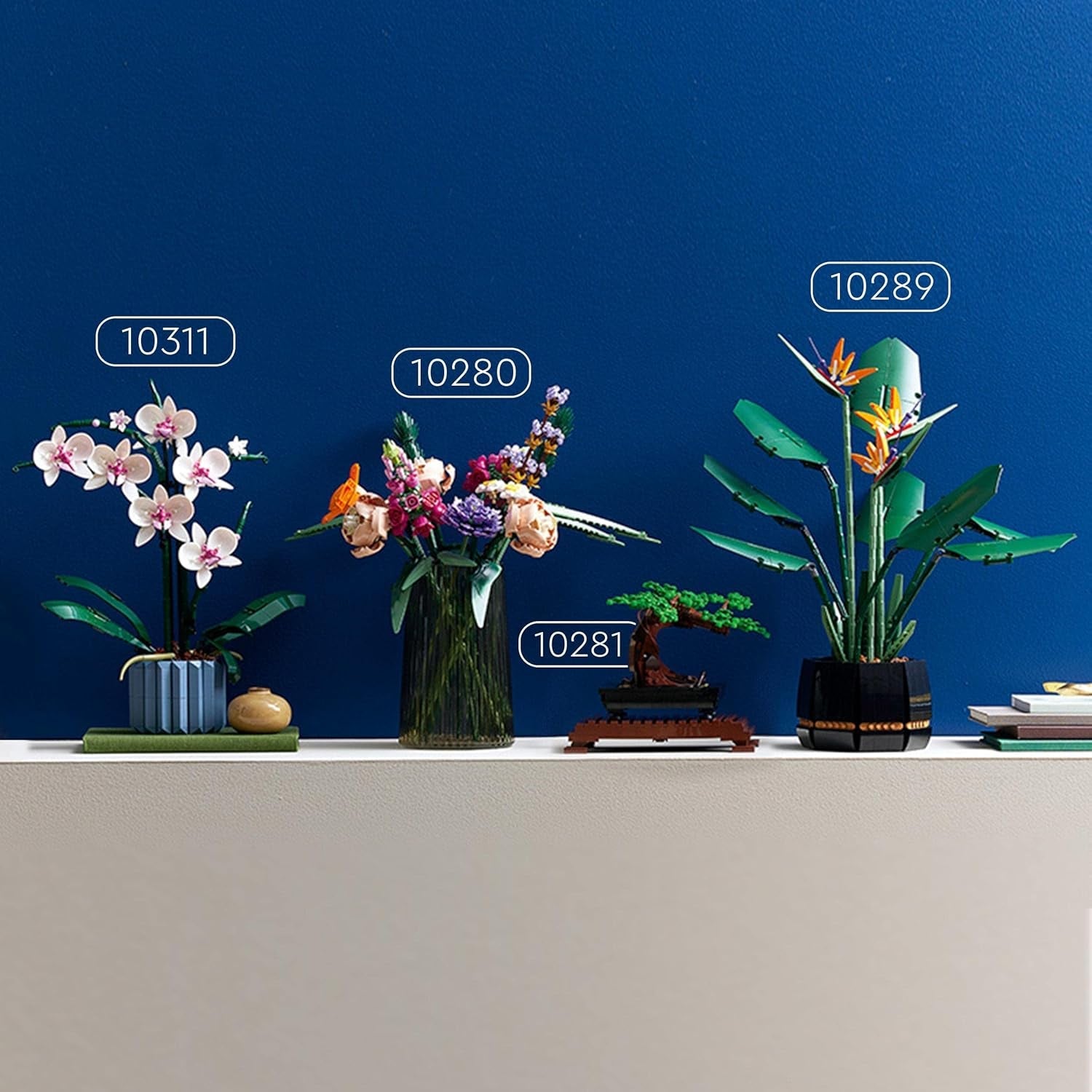 LEGO Botanicals Orchidee - Künstliche Pflanzen Set mit weißen und rosa Blumen - Modellbausatz für Erwachsene - Home und Zimmer-Deko - Botanik Kollektion - Geschenke für Frauen und Männer 10311