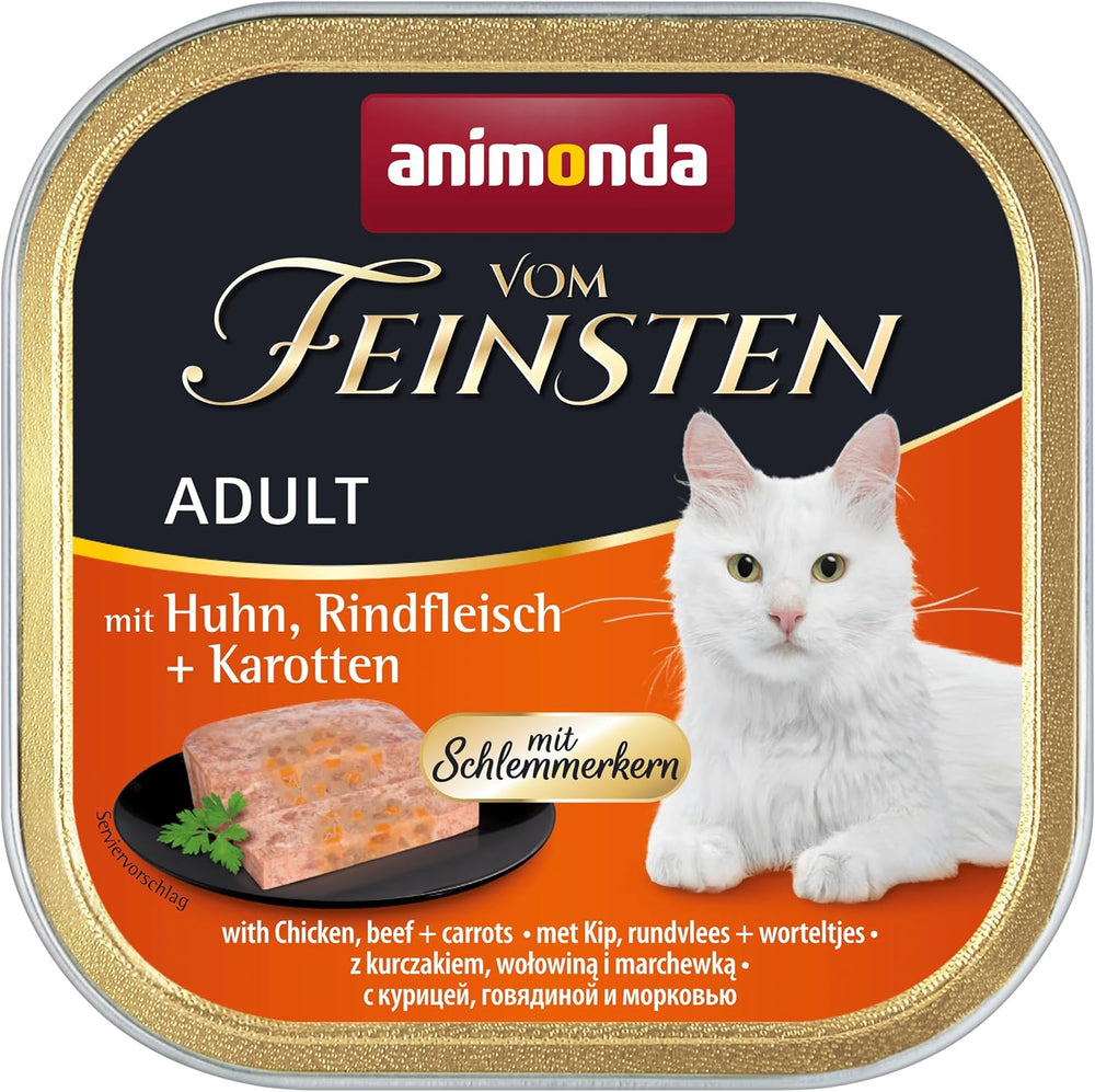 animonda Vom Feinsten Nourriture humide pour chat adulte, variété poulet, 6 x 100 g
