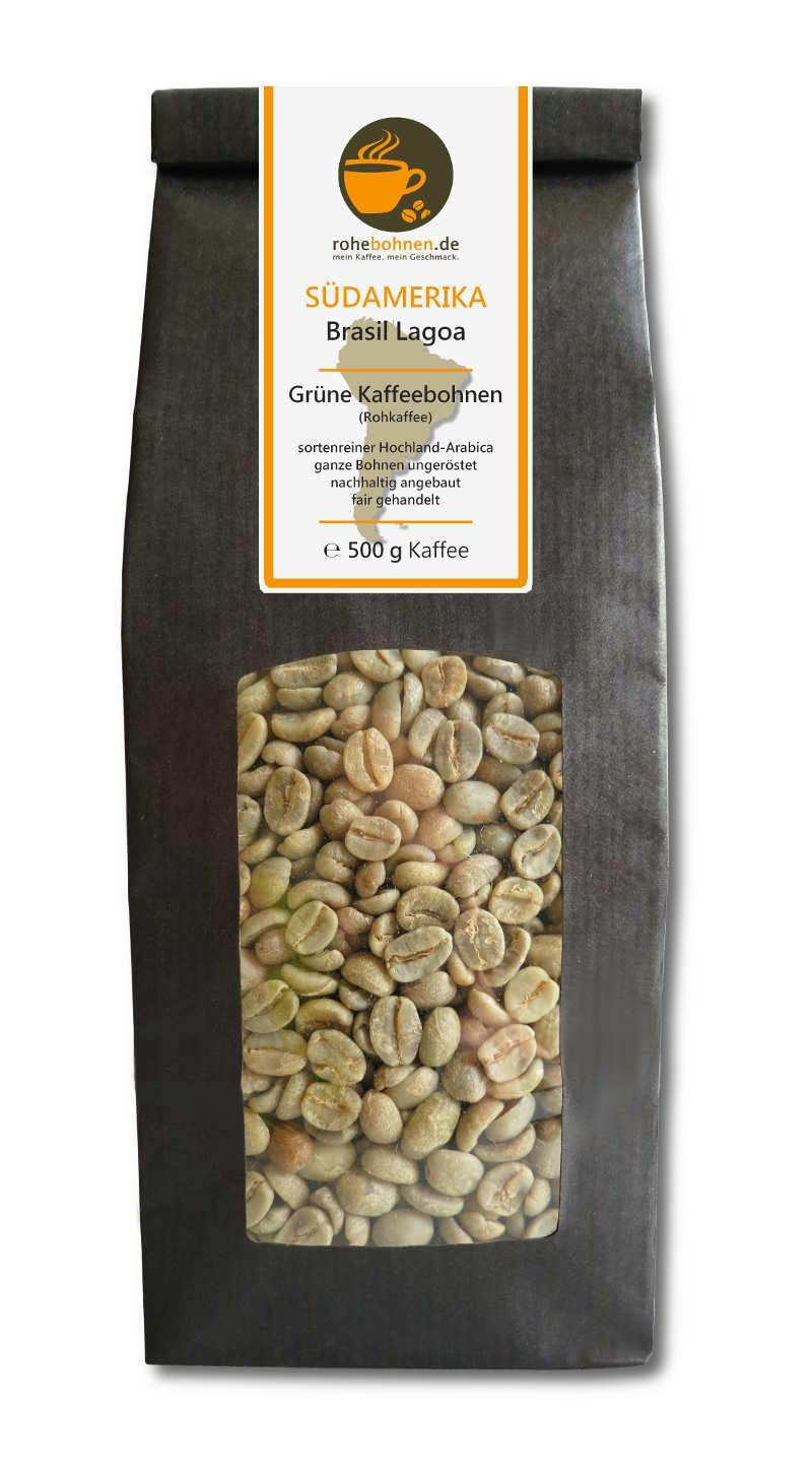Café cru - Café vert de Sumatra, Costa Rica, Brésil (paquet réduit de grains de café vert 3x500g) - Certifié GMP