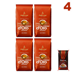 Crema d'Oro INTENSA Ganze Bohnen, 4x 1000g (4000g) - Café de