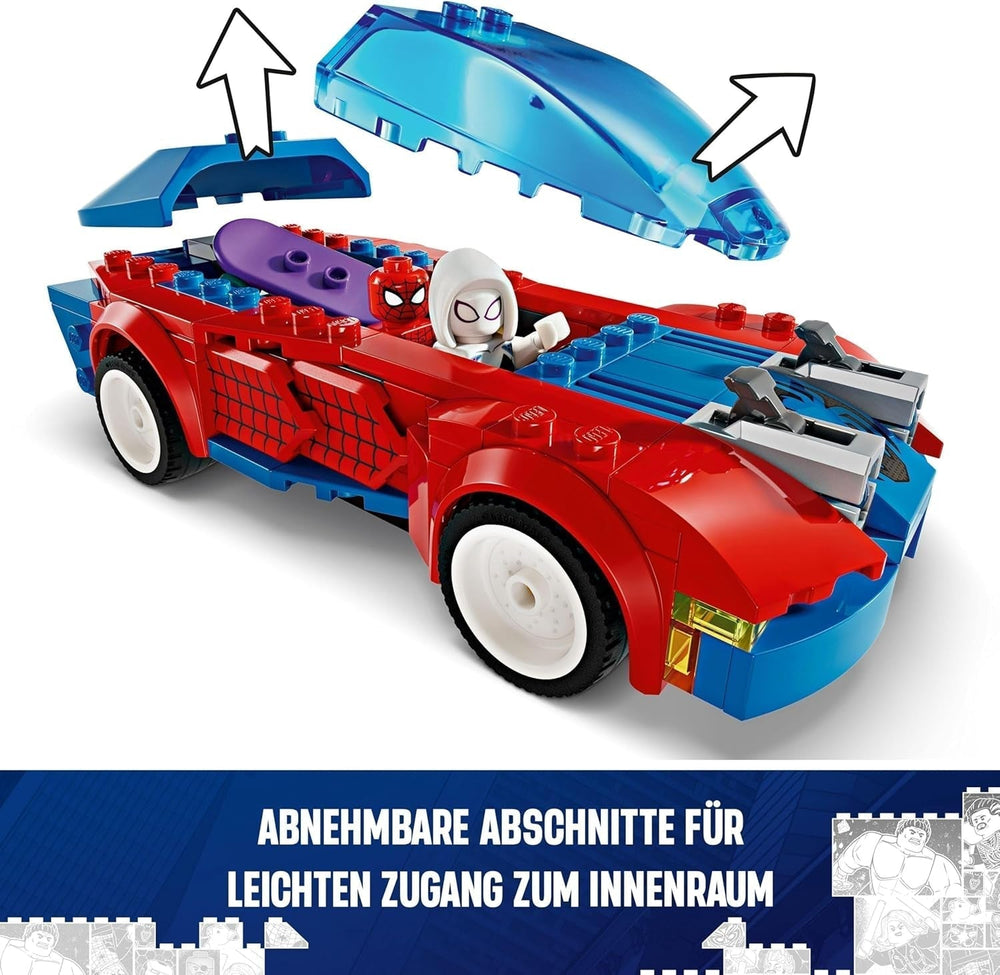 LEGO Marvel Spider-Man Race Car & Venom Green Goblin, jouet de jeu de rôle Spidey avec figurines de super-héros et voiture à construire, cadeau pour enfants, garçons et filles de 7 ans 76279 Ensembles de construction Beuche den LEGO-Store
