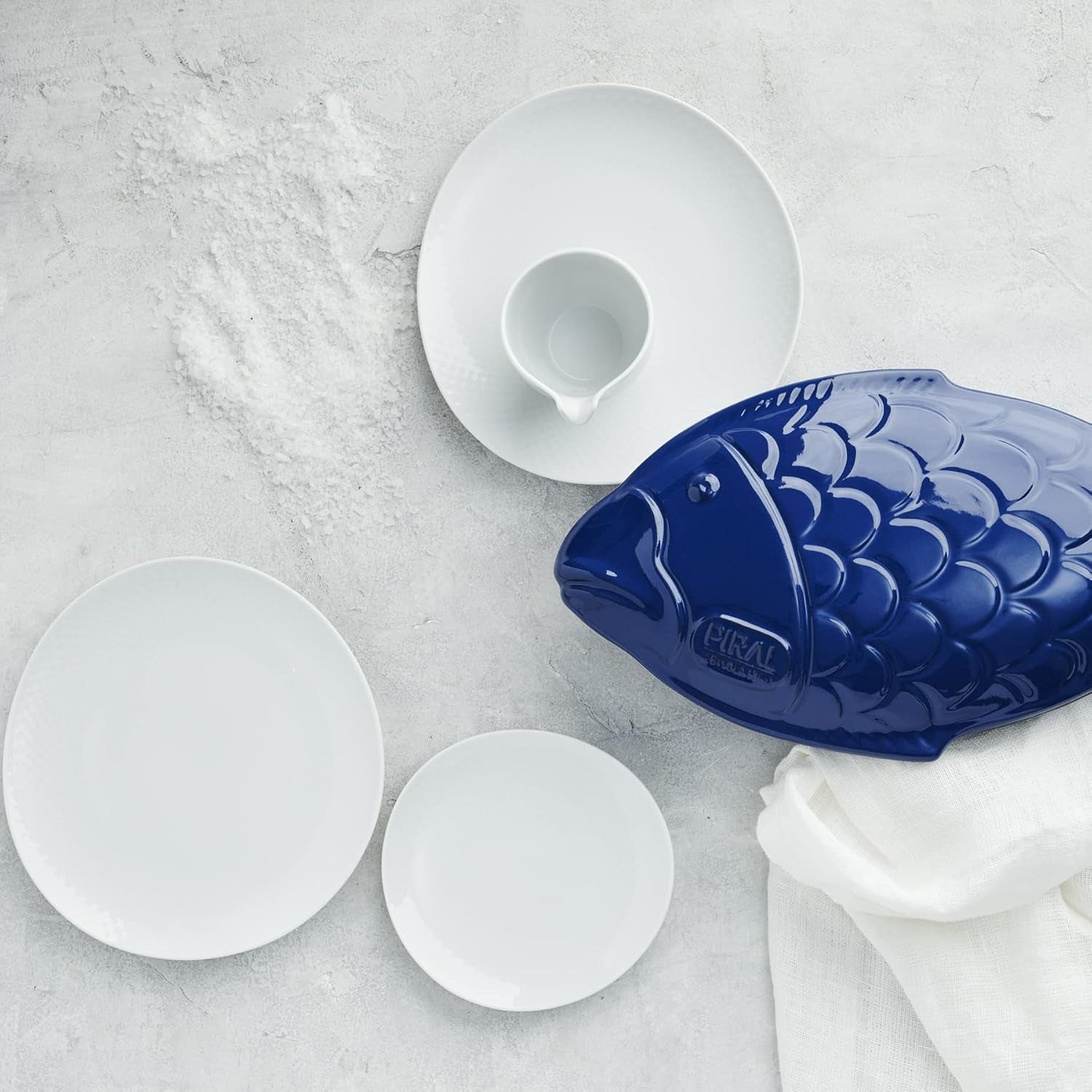 Rosenthal Junto White service de table, porcelaine, blanc, assiettes plates, assiettes plates Ø 22 cm, assiettes plates Ø 21,5 cm et bols à céréales Ø 14 cm, 0,62 l, lavable au lave-vaisselle et au micro-ondes, set pour 4