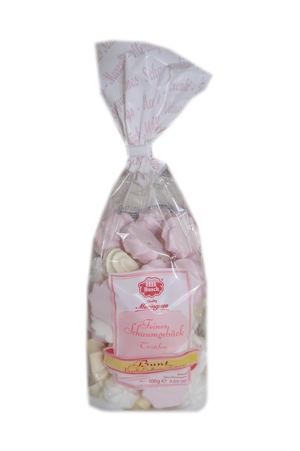 Bezele de calitate, bezele ondulate fine cu aromă de vanilie, bezele albe, 40 de bucăți, 1 bucată (pachet de 40)