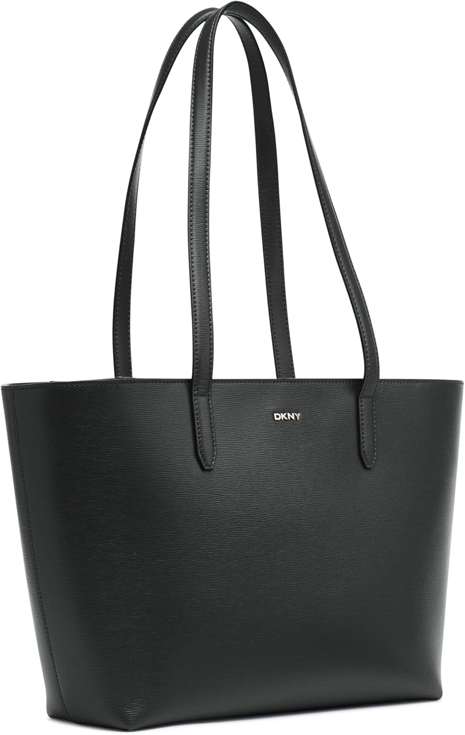 DKNY Femeii Bryant mediu din piele Tote sac Tote sac, negru / aur Genti Femei Naty Shop