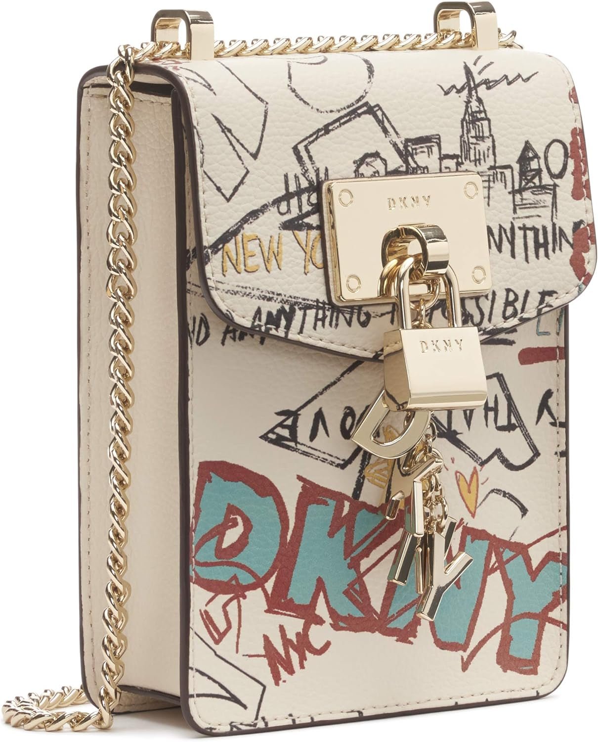 DKNY Elissa N/S Phone Cr, Sac à bandoulière pour femme Taille unique Naty Shop