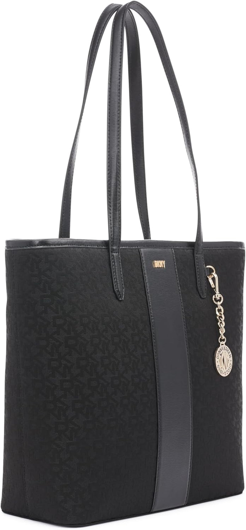DKNY Sac fourre-tout R31AFR73-XLB-1 pour femme, logo noir / noir Sacs pour femme Naty Shop