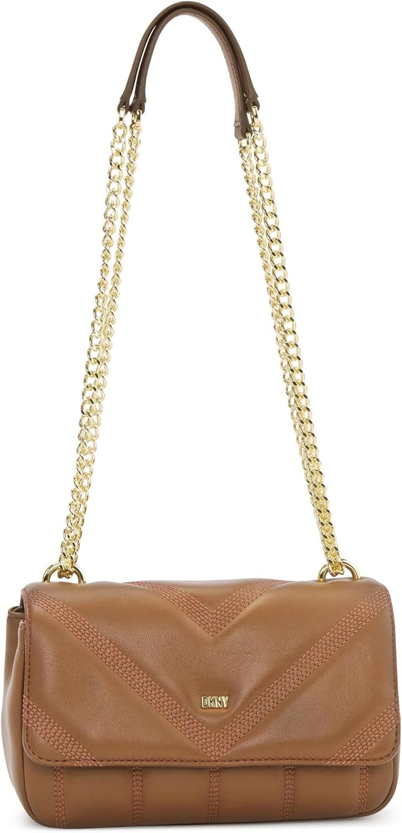 DKNY Sac bandoulière à rabat Sacs Femme Naty Shop Cashew