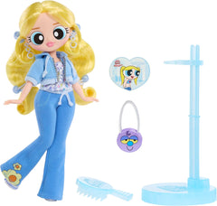 MDR. Surprendre! OMG The Powerpuff Girls Puppe - Bubbles - Enthält 1 Modepuppe, Inclus Outfit et Accessoires, 3 zum Sammeln
