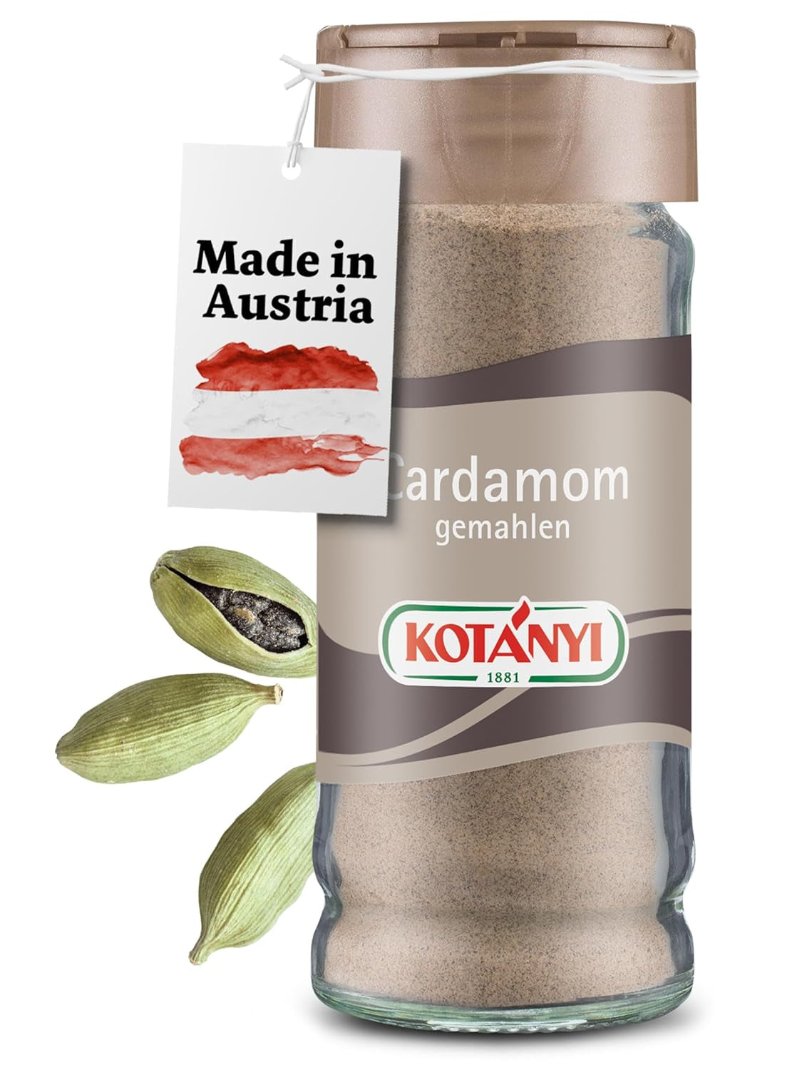 Kotányi Zimt gemahlen, würzig-süßer Geschmack, veredelt Milchreis, Gebäck, Desserts, Verre 80 ml