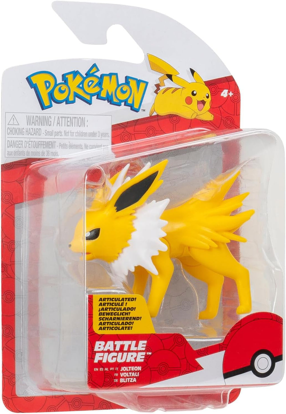 Pokémon PKW3574 - Battle Figure Pack - Blitza, Figurine officielle détaillée, 7,5 cm Figurines Naty Shop