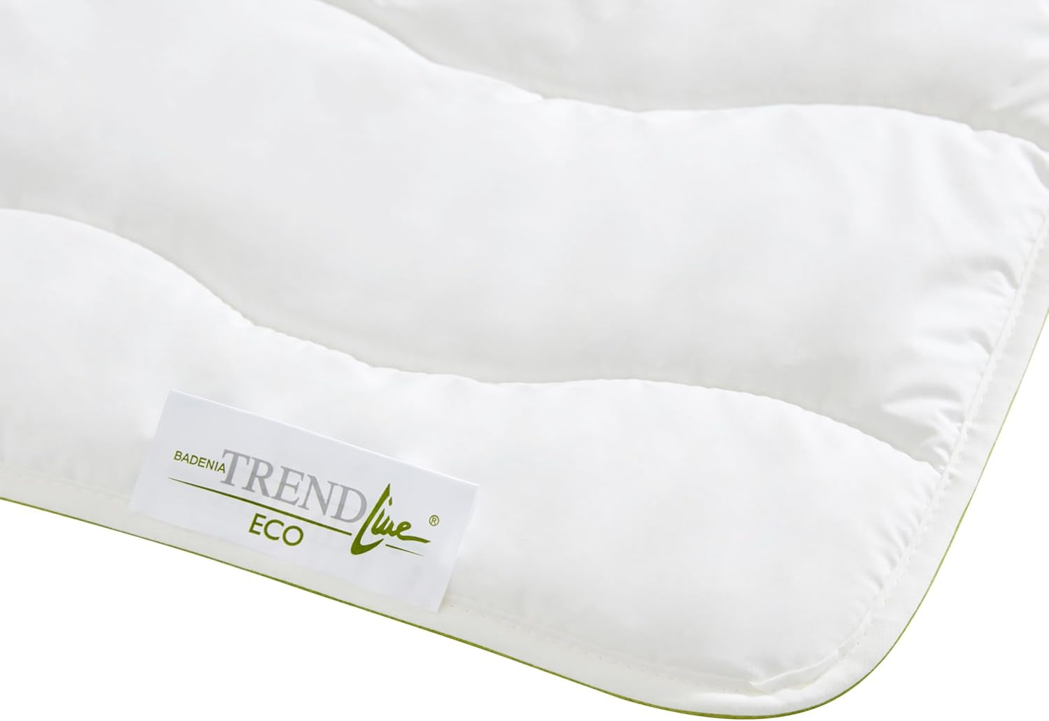 Badenia Trendline Eco couette Aerelle Blue Duo 135 X 200 Cm, Blanc, certifié Öko-Tex, Produit selon la norme de qualité allemande Couettes et couettes Naty Shop